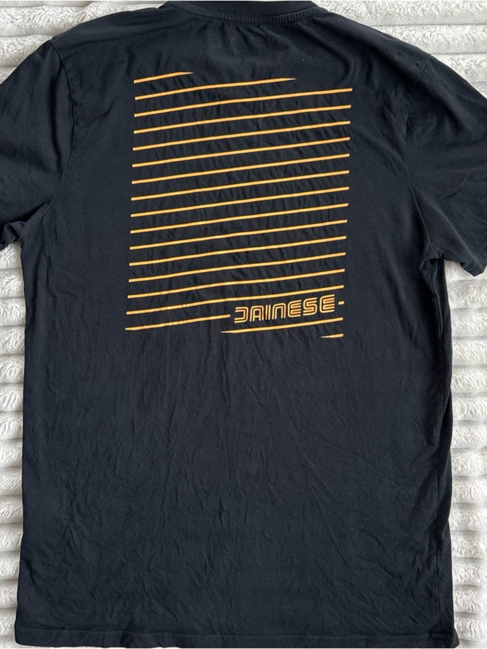 Dainese Speed Lines Graphic Tshirt Men's Large Motorcycle Racing Biker Italian